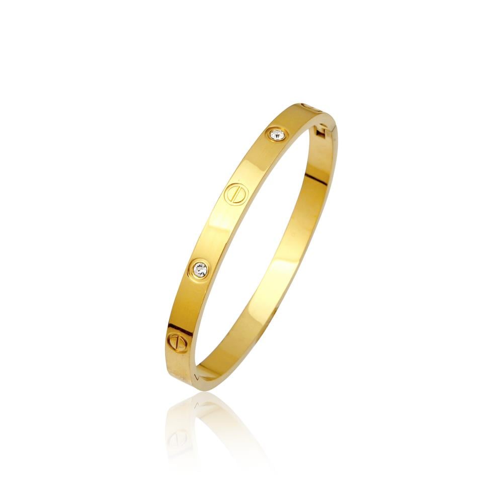 Steel Zircon Bracelet