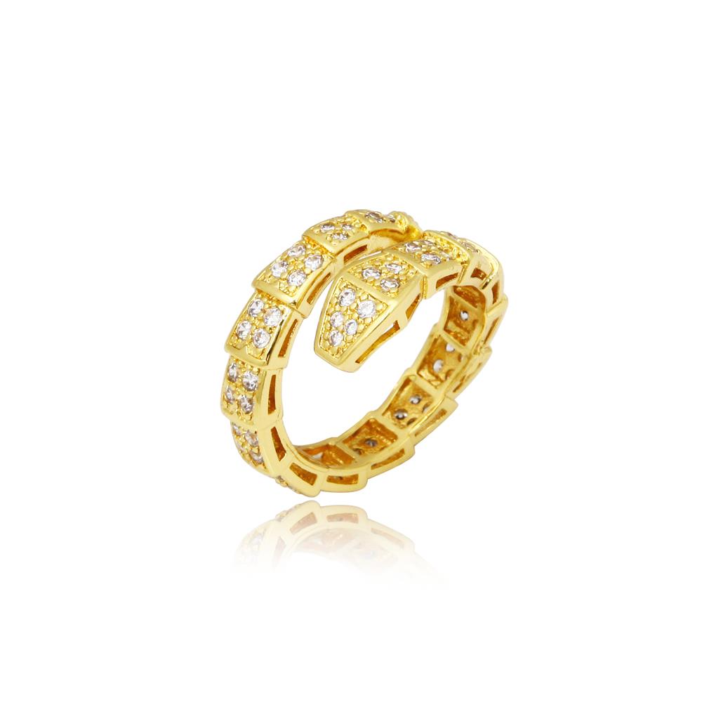 Zircon Snake Ring