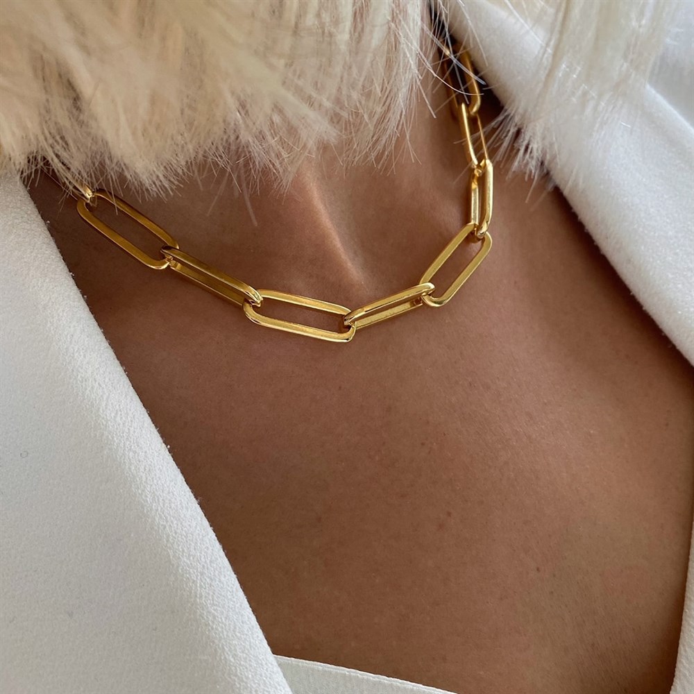 Paperclip Chain Kolye