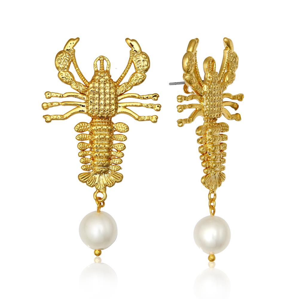 Pearled Lobster Küpe