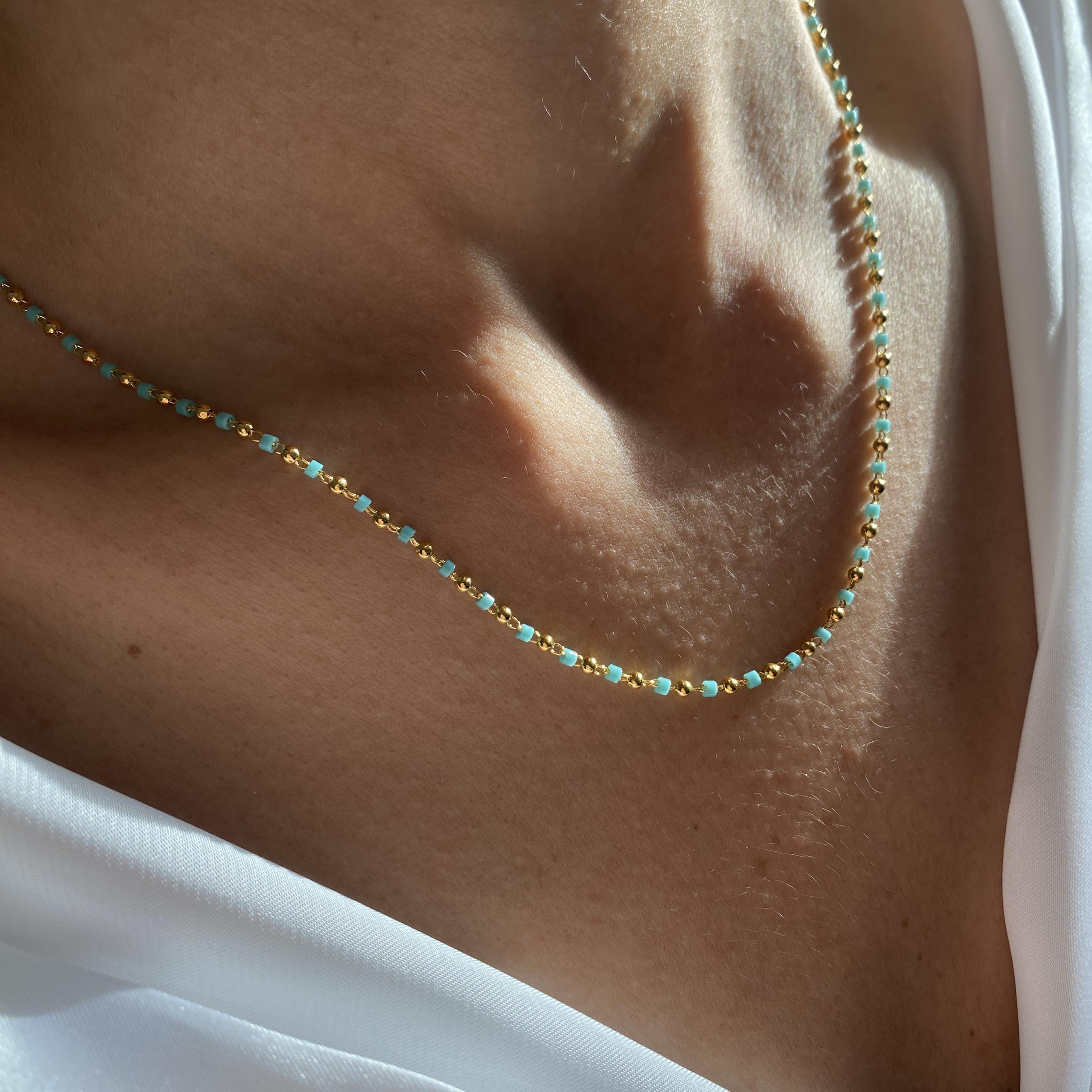 Turquoise Kiss Kolye