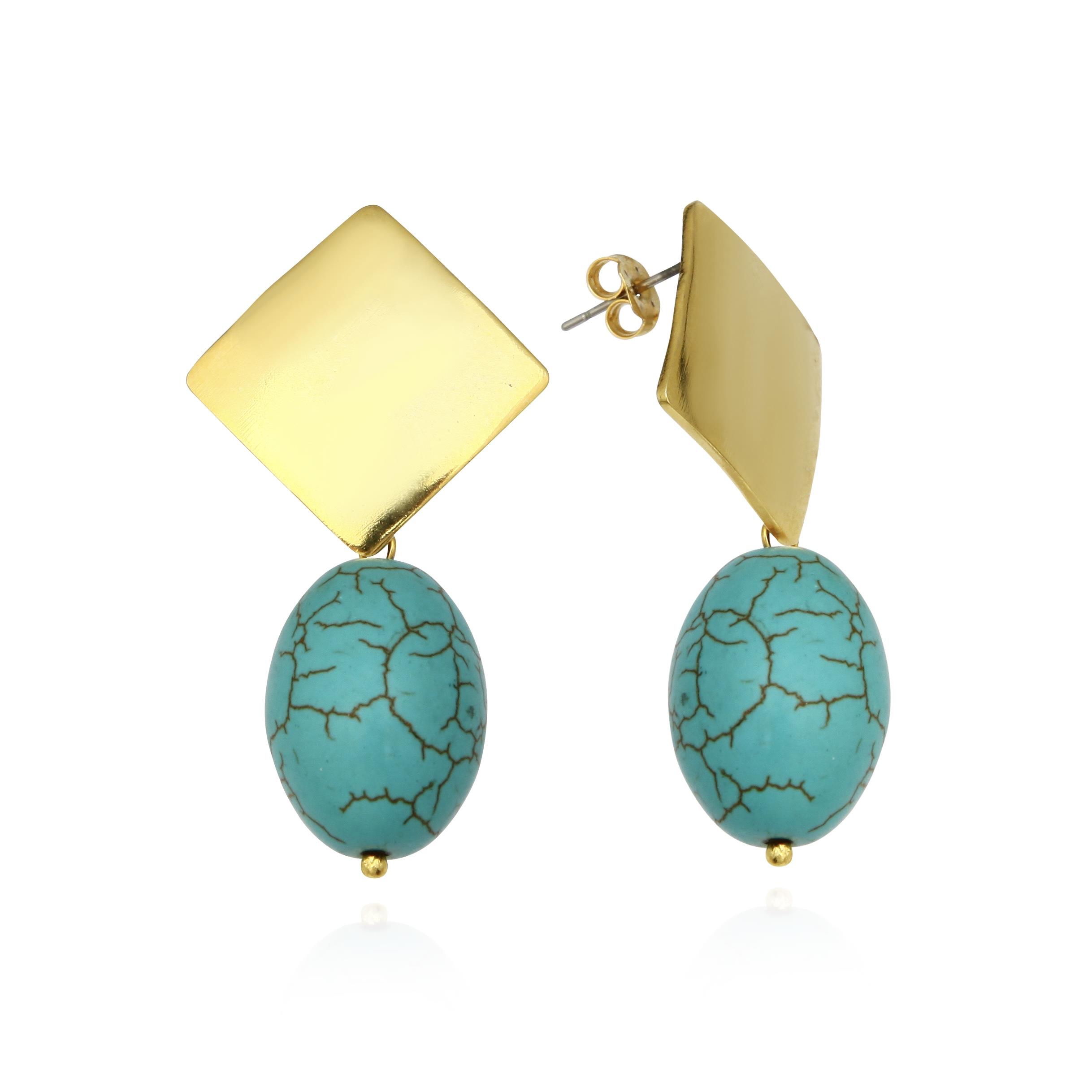 Turquoise Küpe