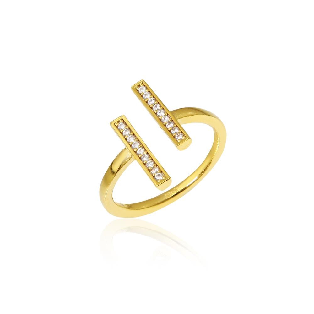 Zircon Pinky T Ring