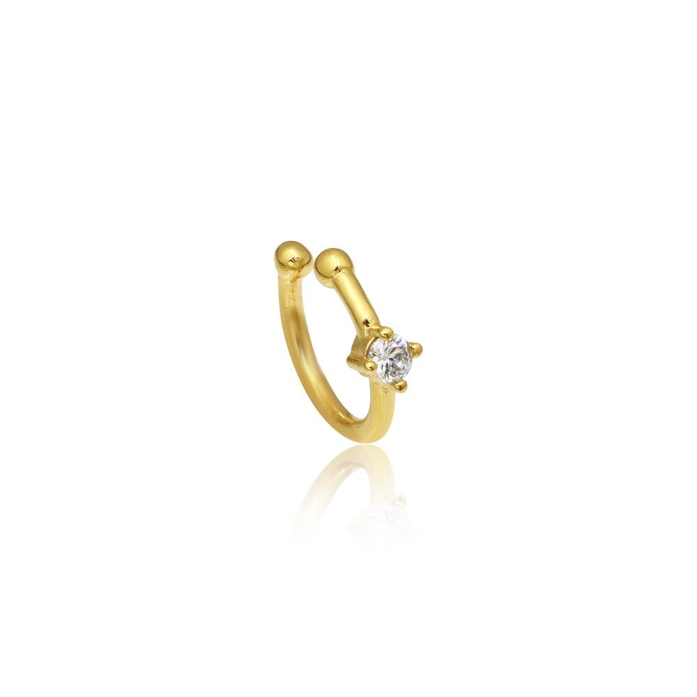 Zirkon Taşlı Ear cuff