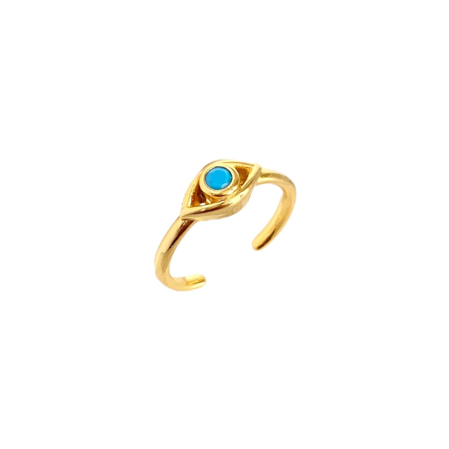 Zircon Eye Ring