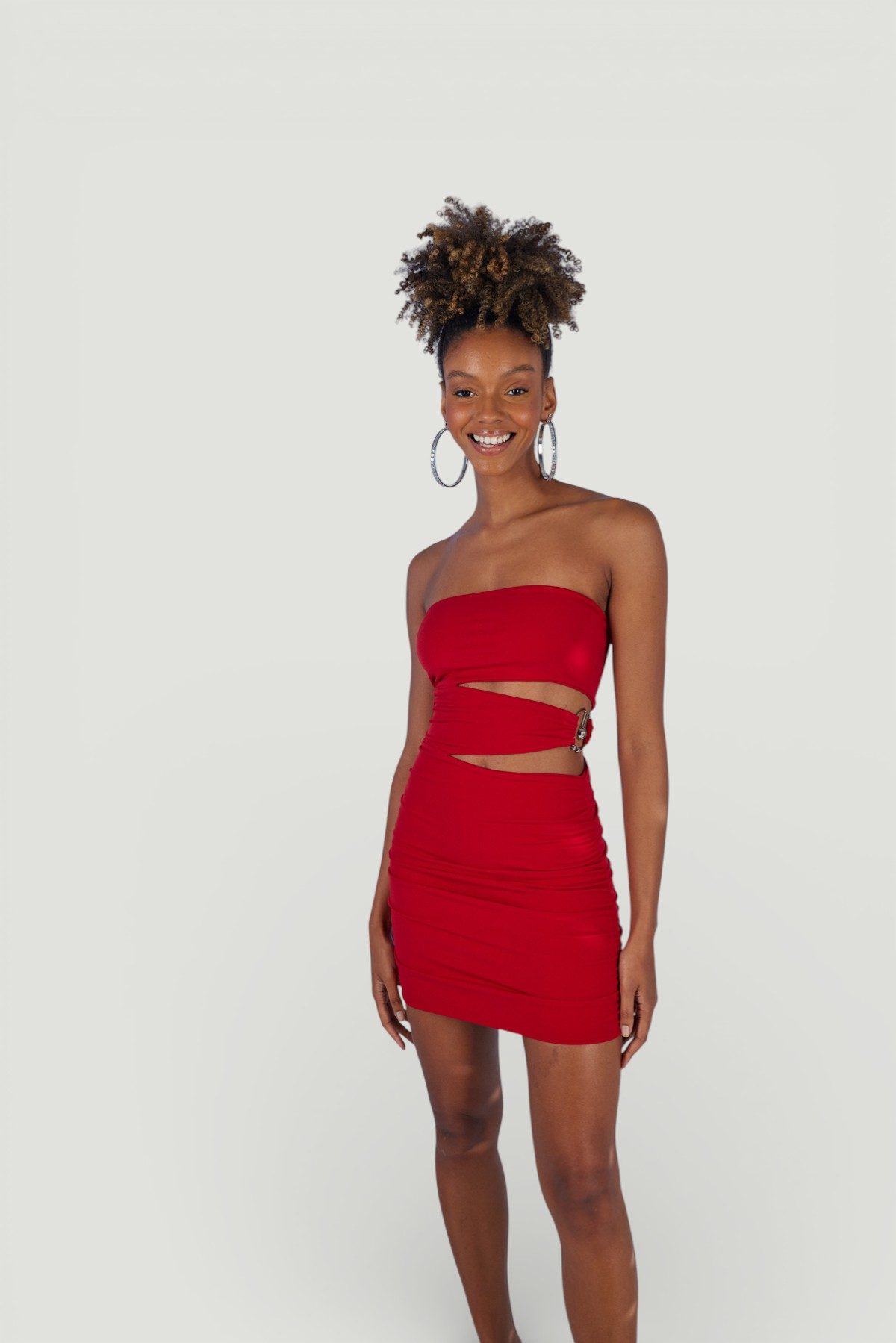 Buble Dress Red