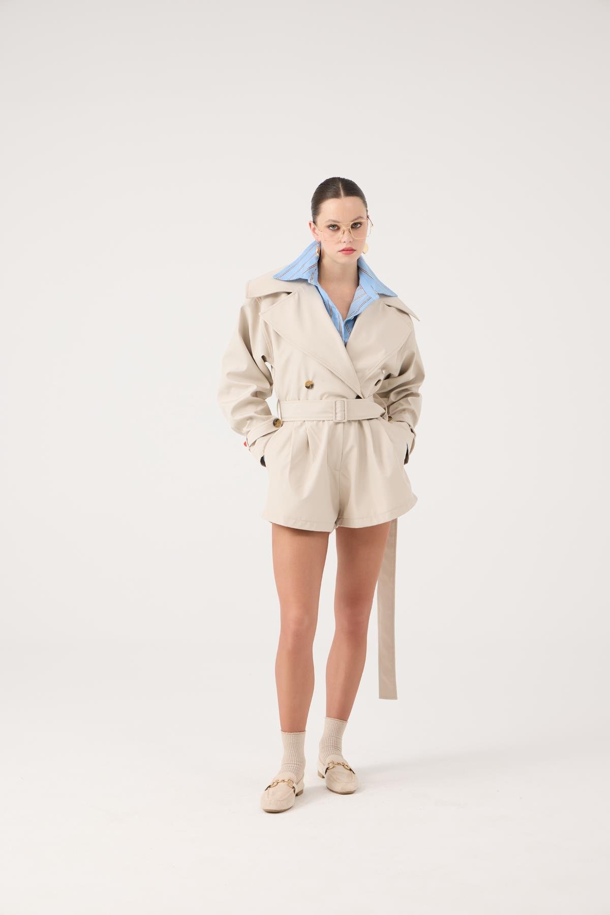 Regan Jumpsuit Beige