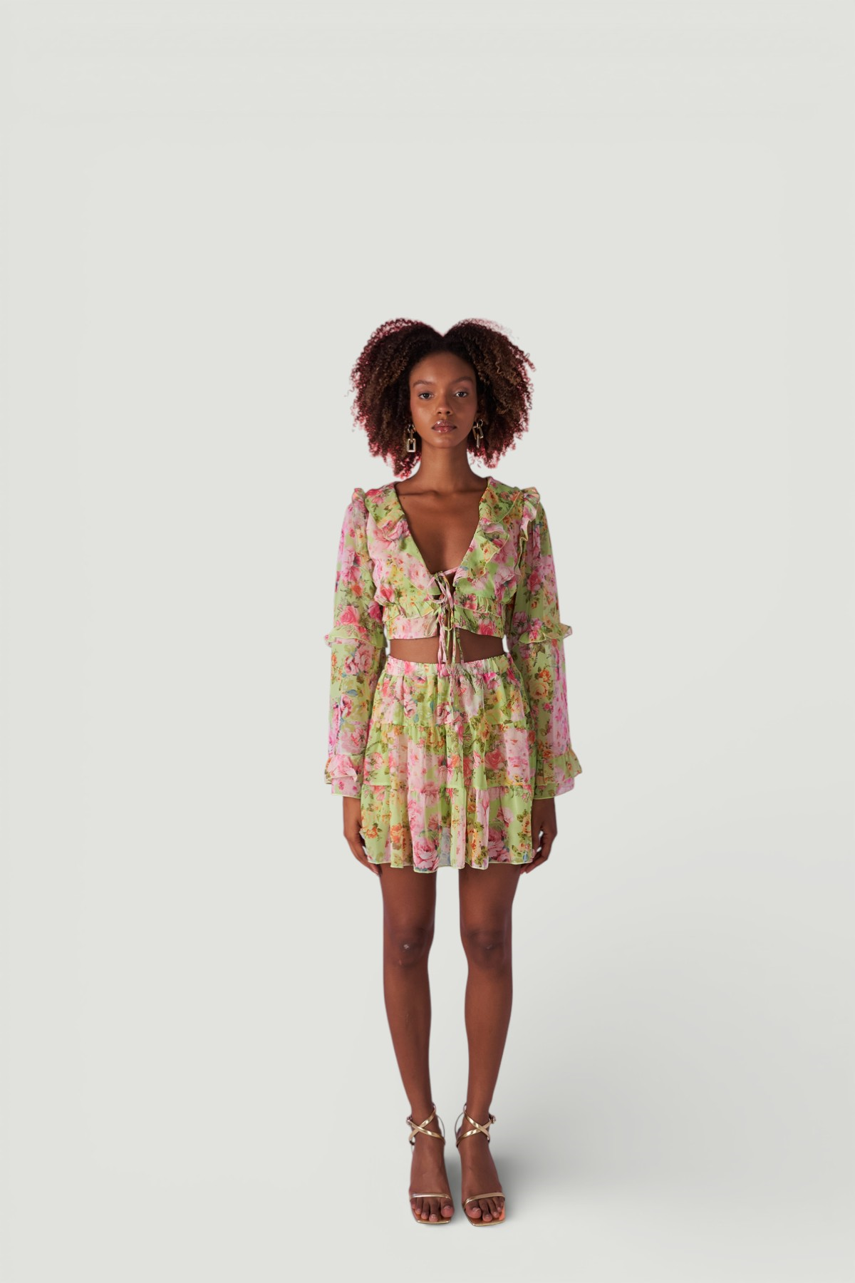 Flora Skirt Green