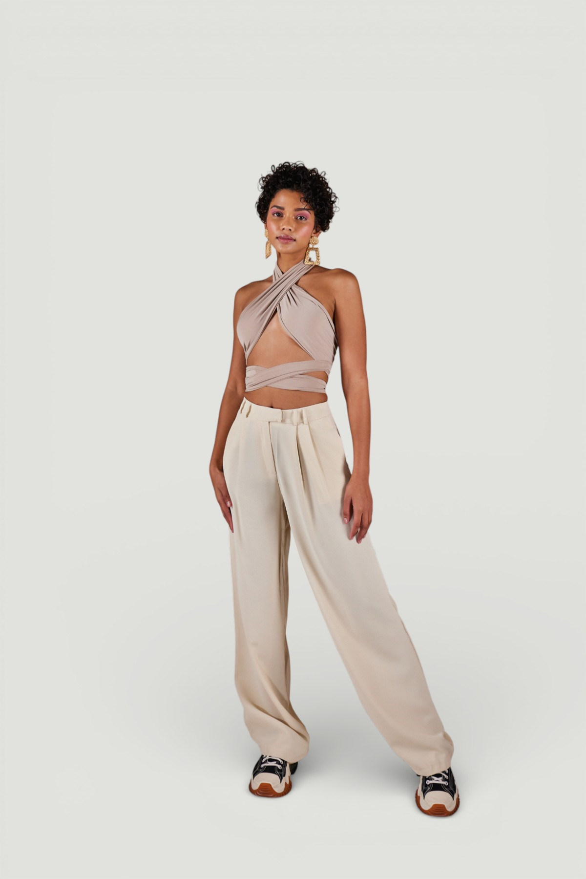 Palasia Trousers Beige