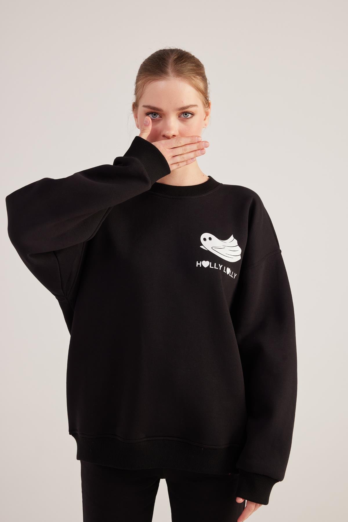 Ghosting Sweatshirt Black