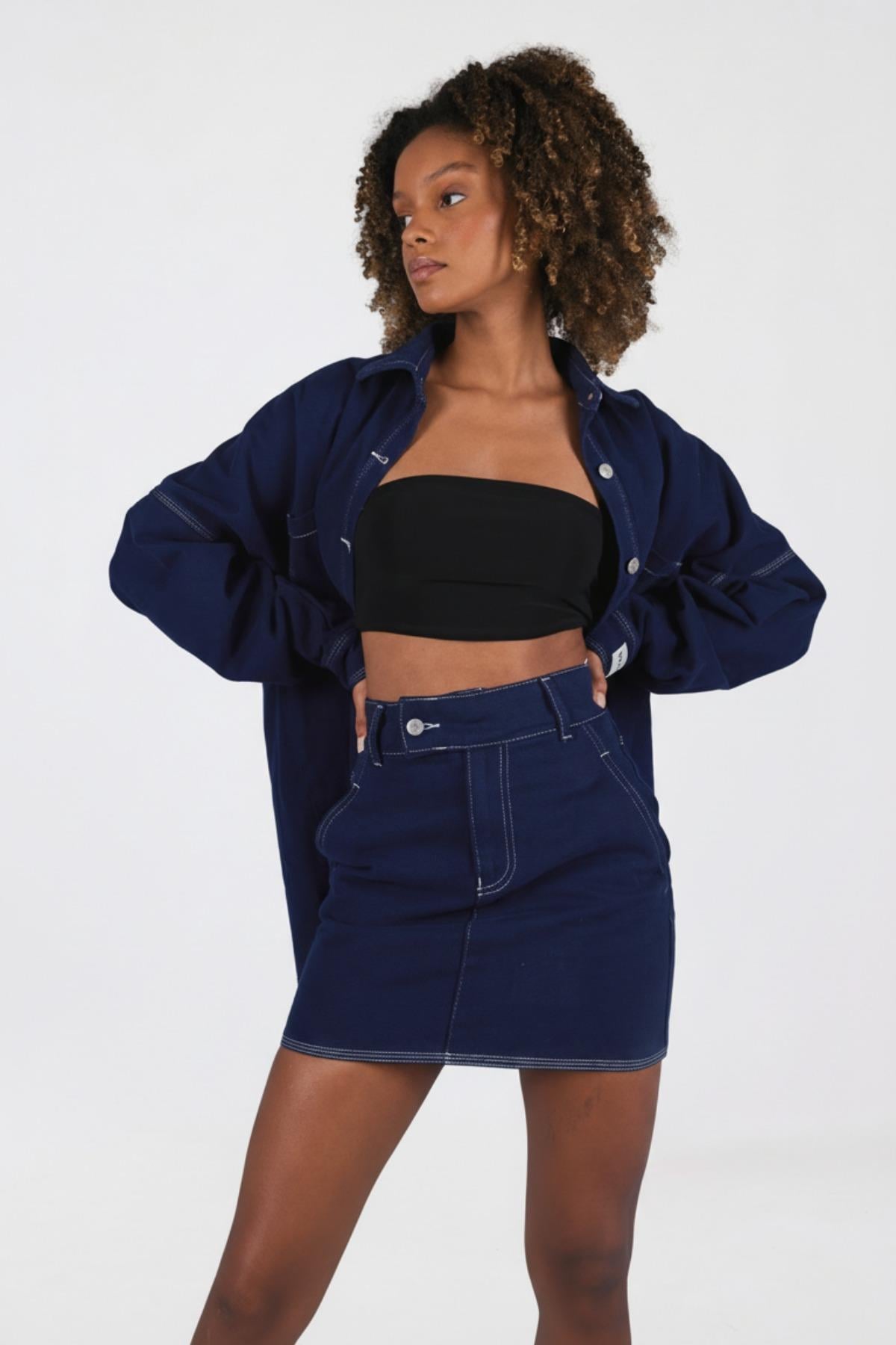 Sofie Skirt Dark Blue