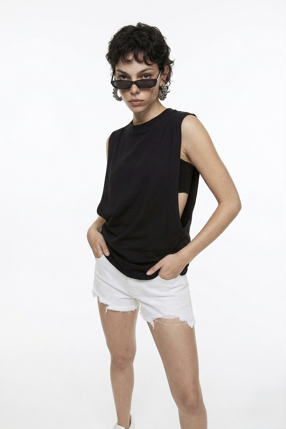 Army Oversize T-Shirt Black