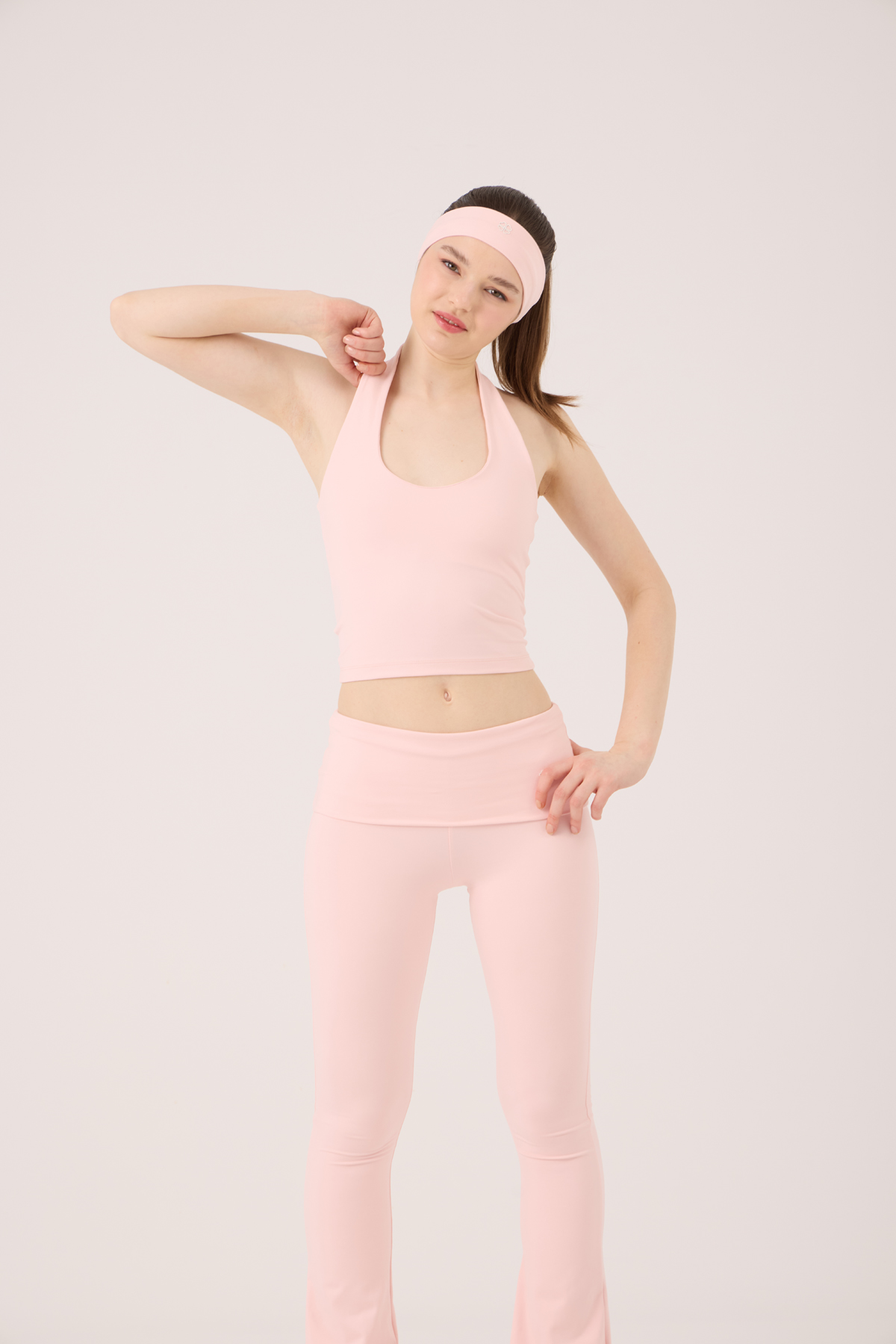 Ellen Halter Neck Bustier Pink