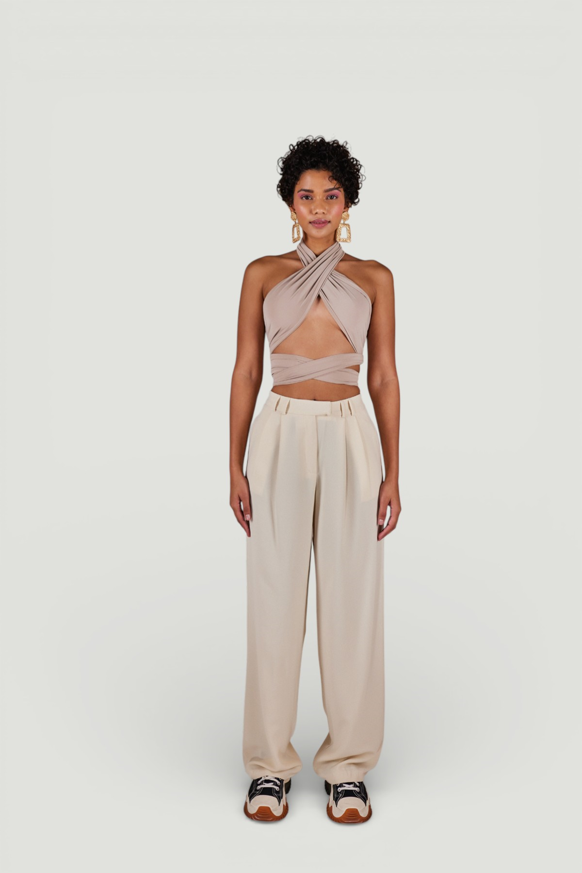 Palasia Trousers Beige
