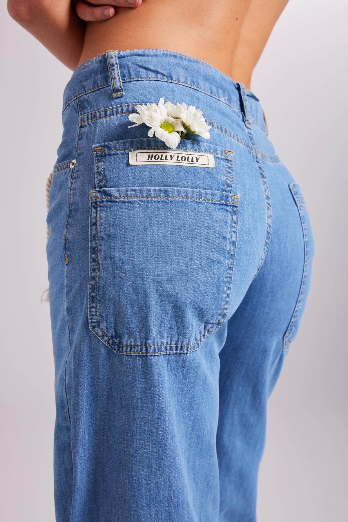 Lose Jean Trousers Blue