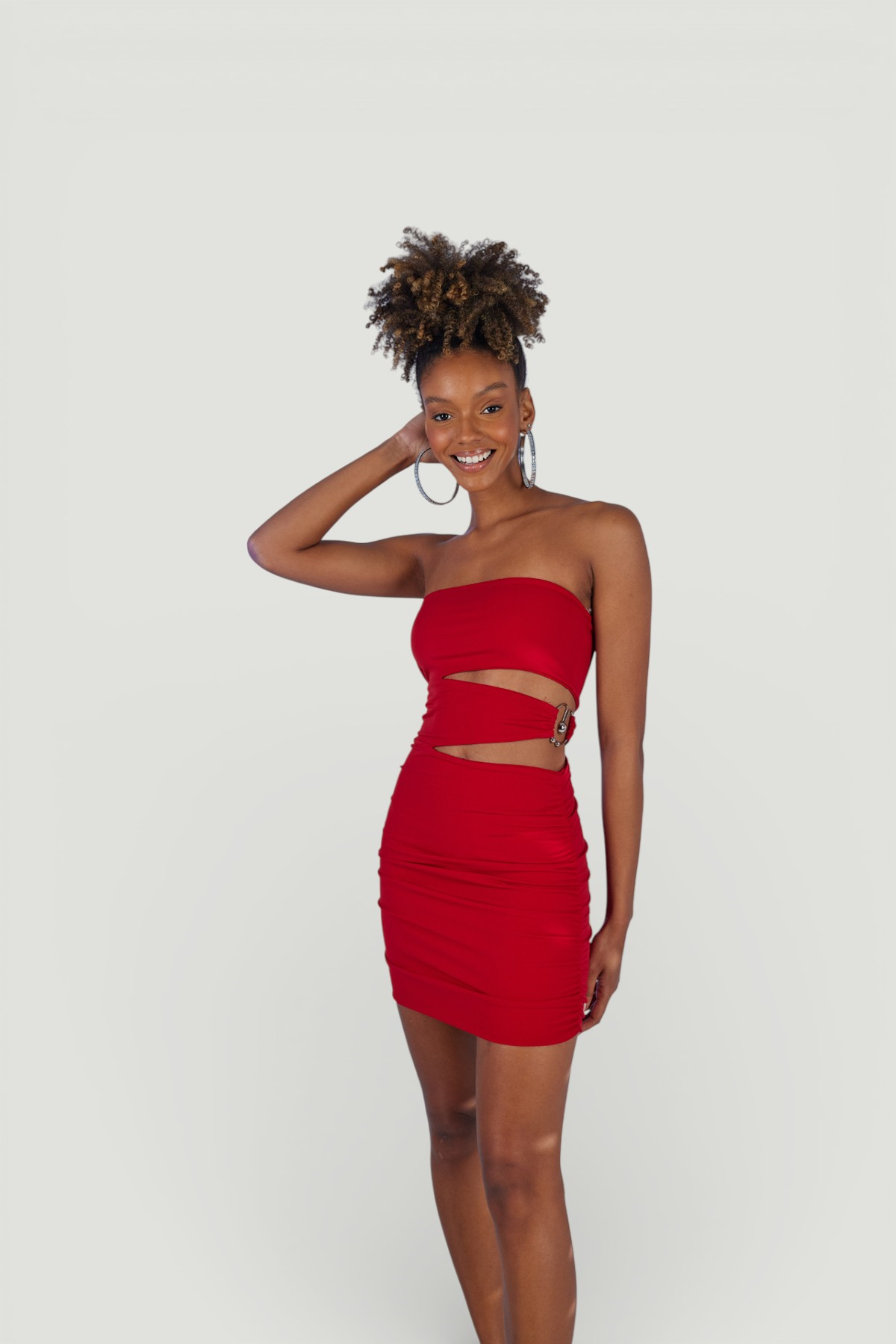 Buble Dress Red