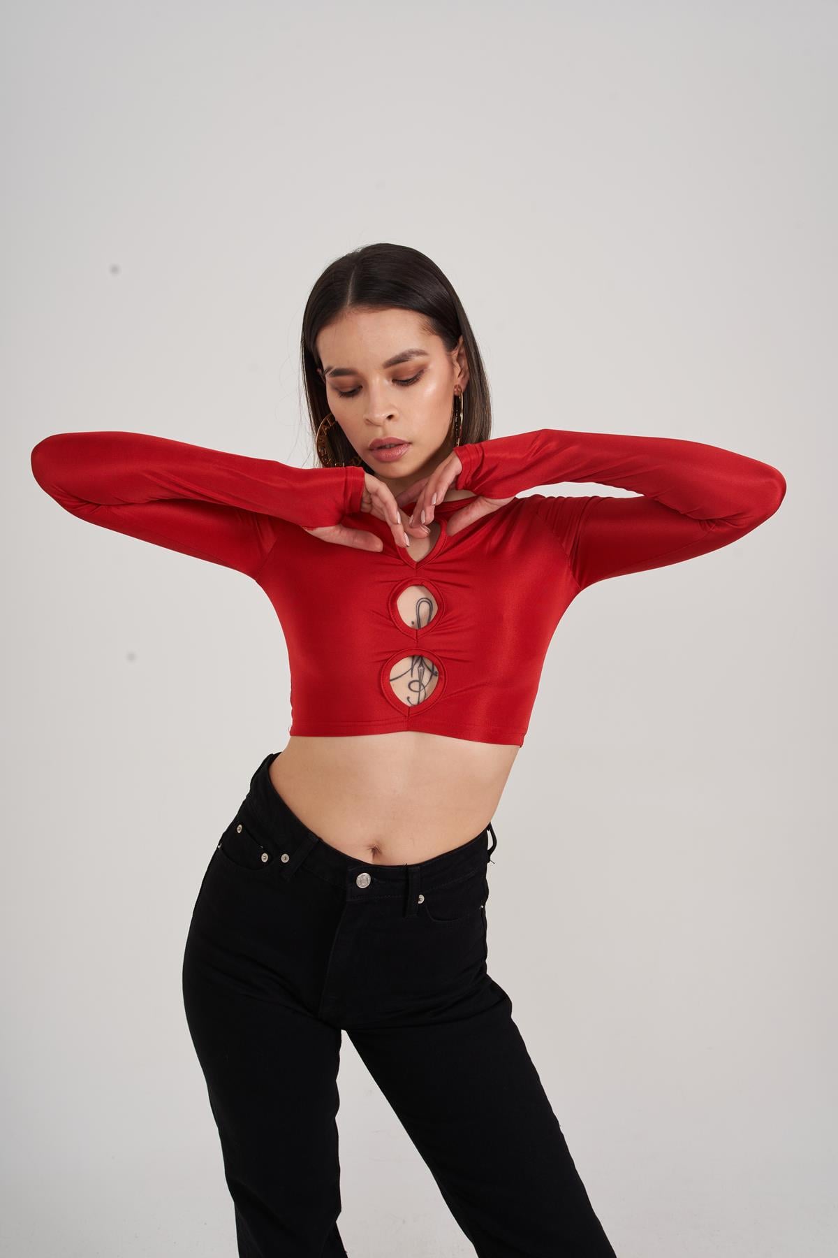 Frank Blouse Red