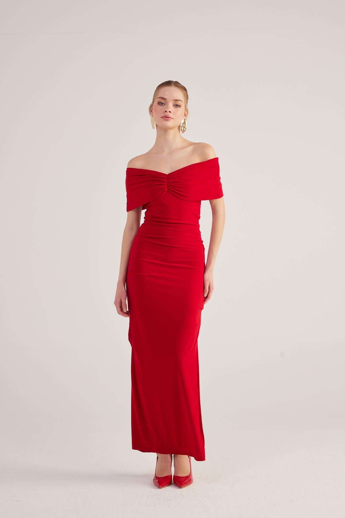 Leila Dress Red