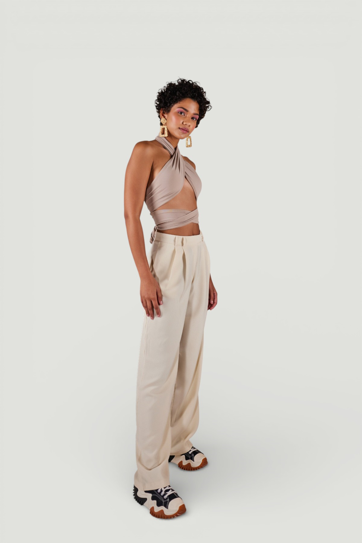 Palasia Trousers Beige
