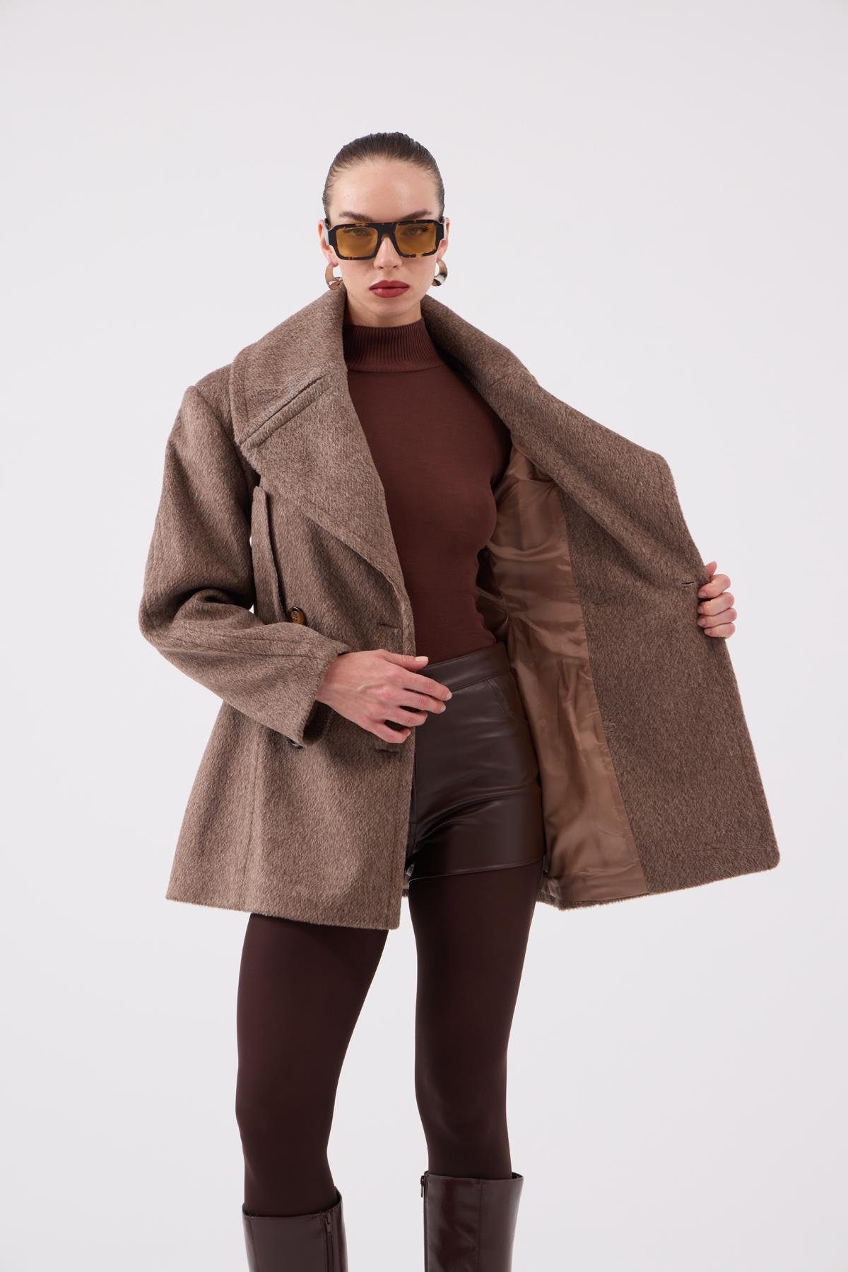 Desiree Coat Brown