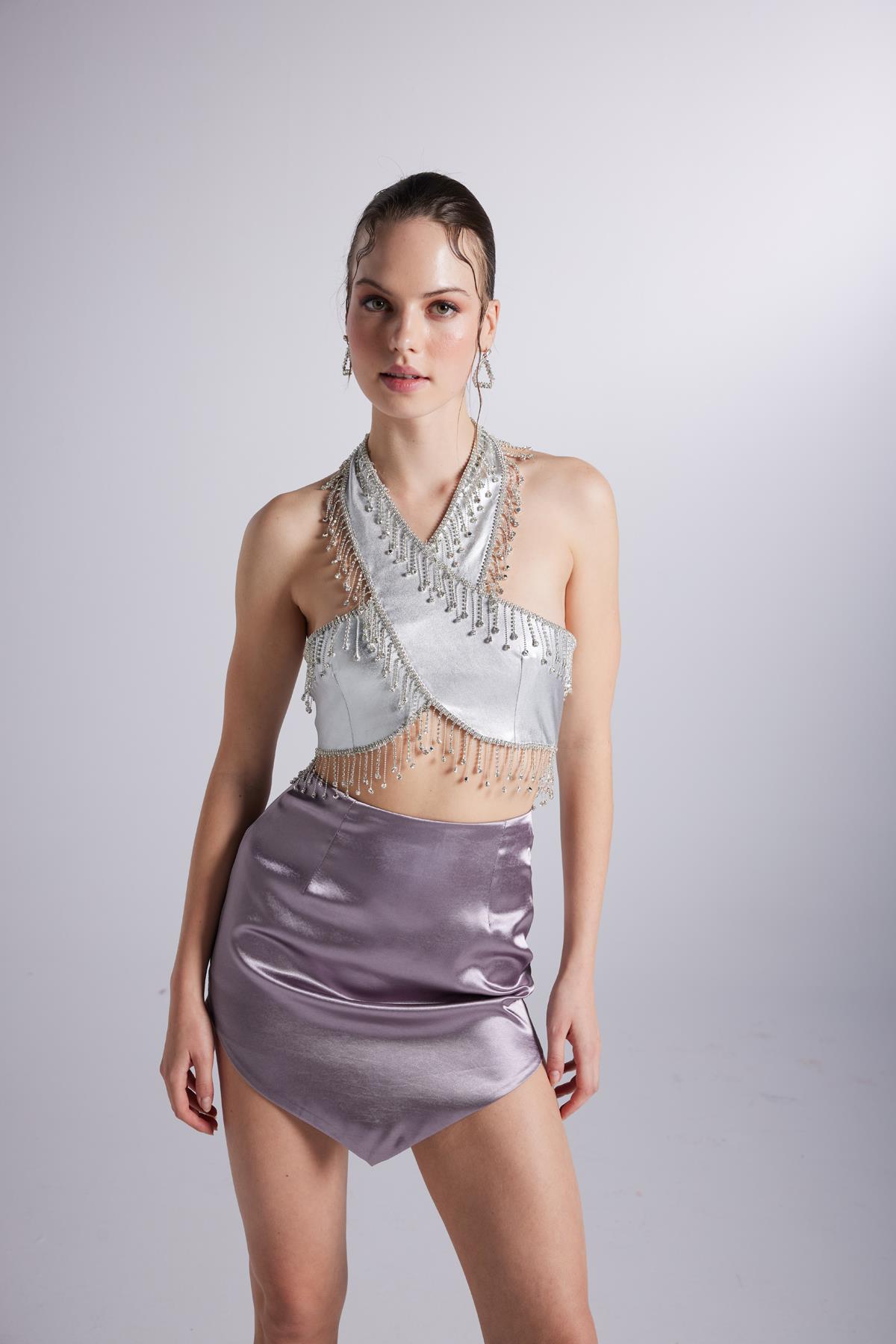 Blaze Skirt Grey