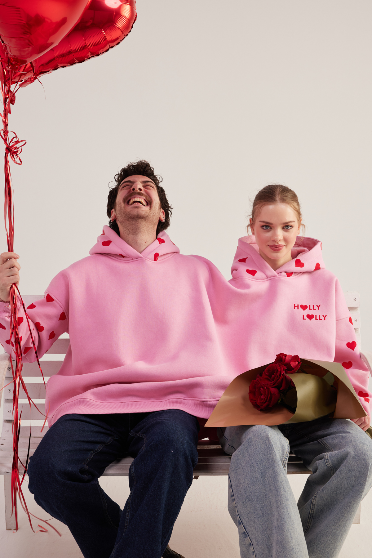 LoveBombing Sweatshirt Pink