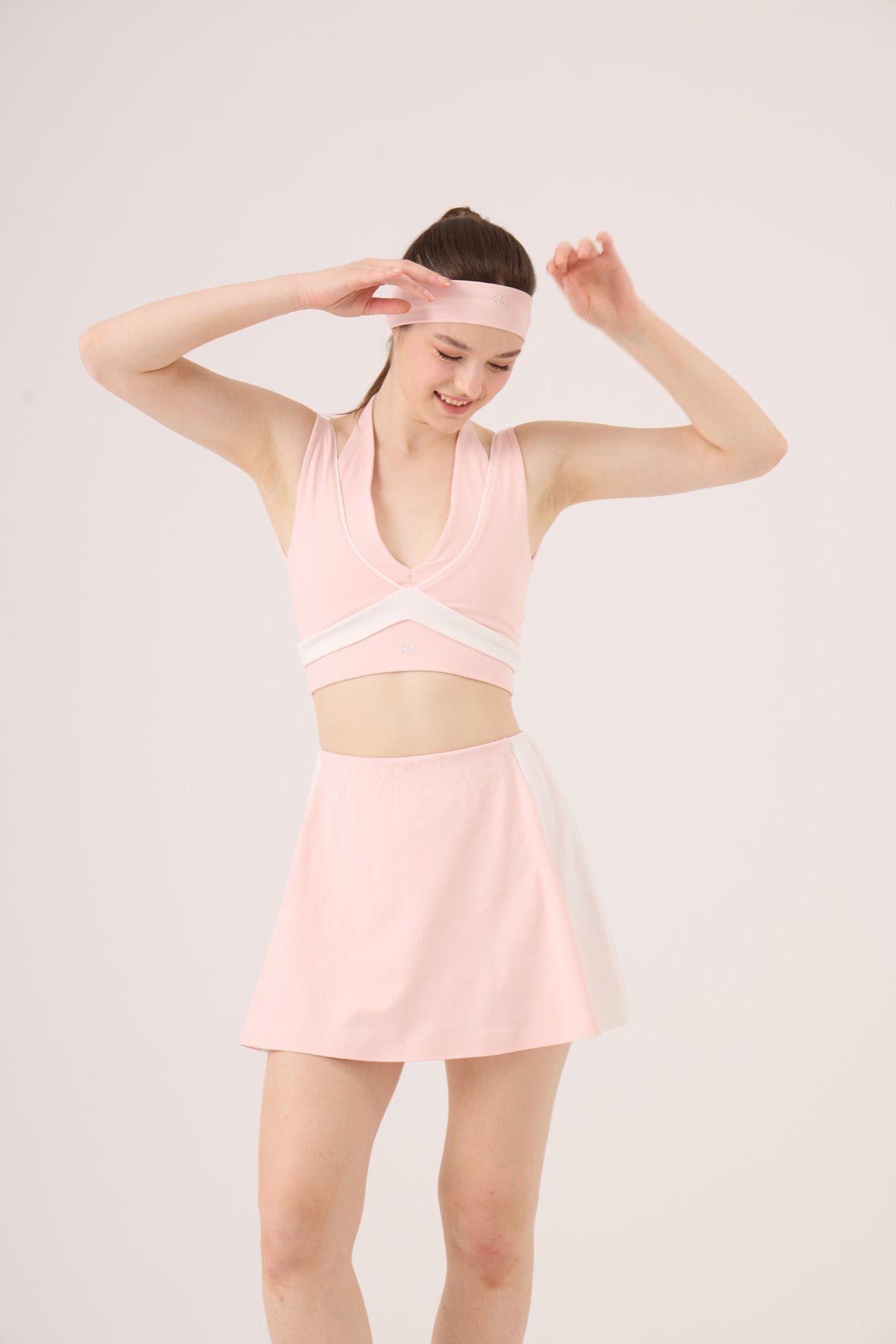 High Waist Stella Short Skirt Pink