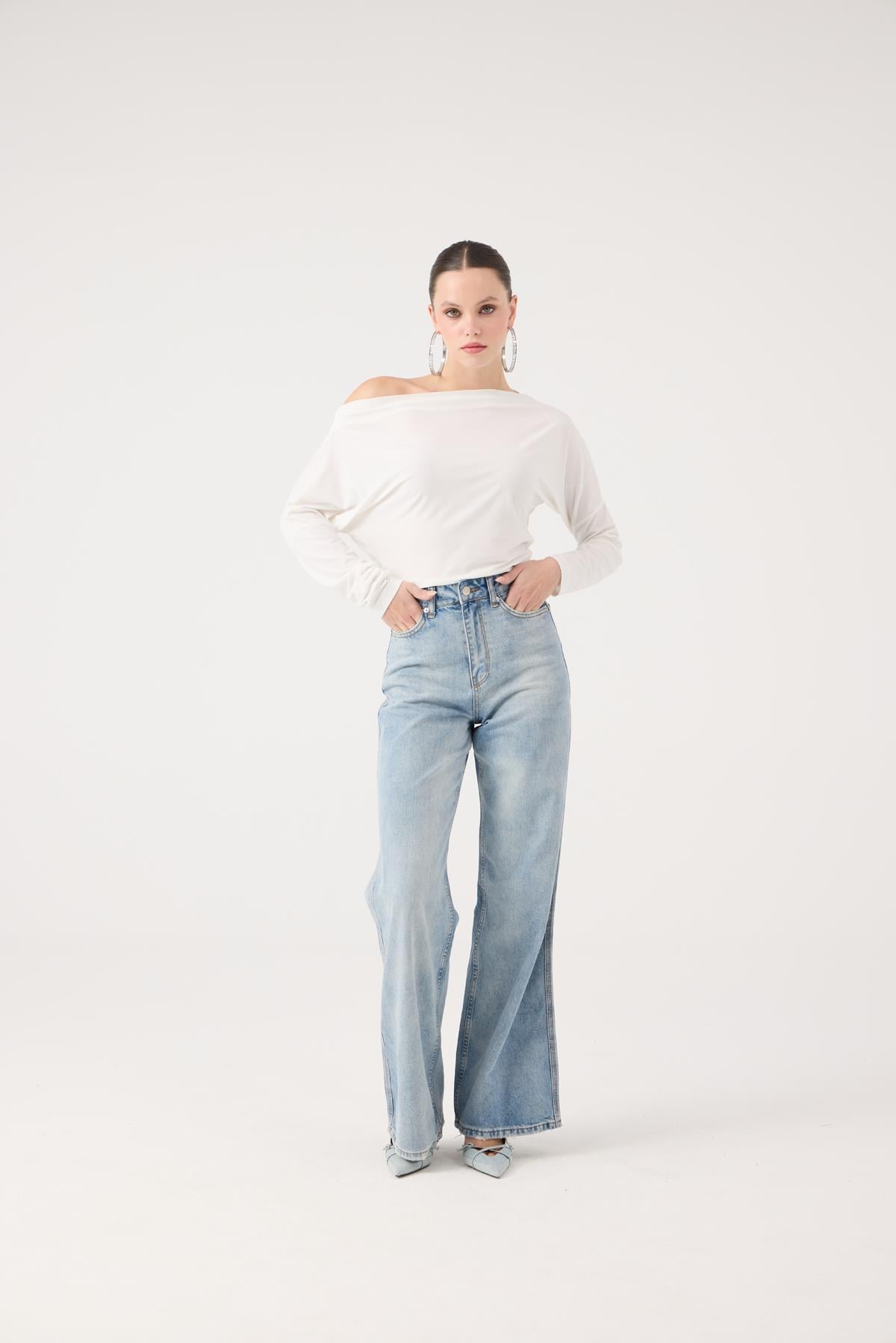 Carino Jean Trousers Blue