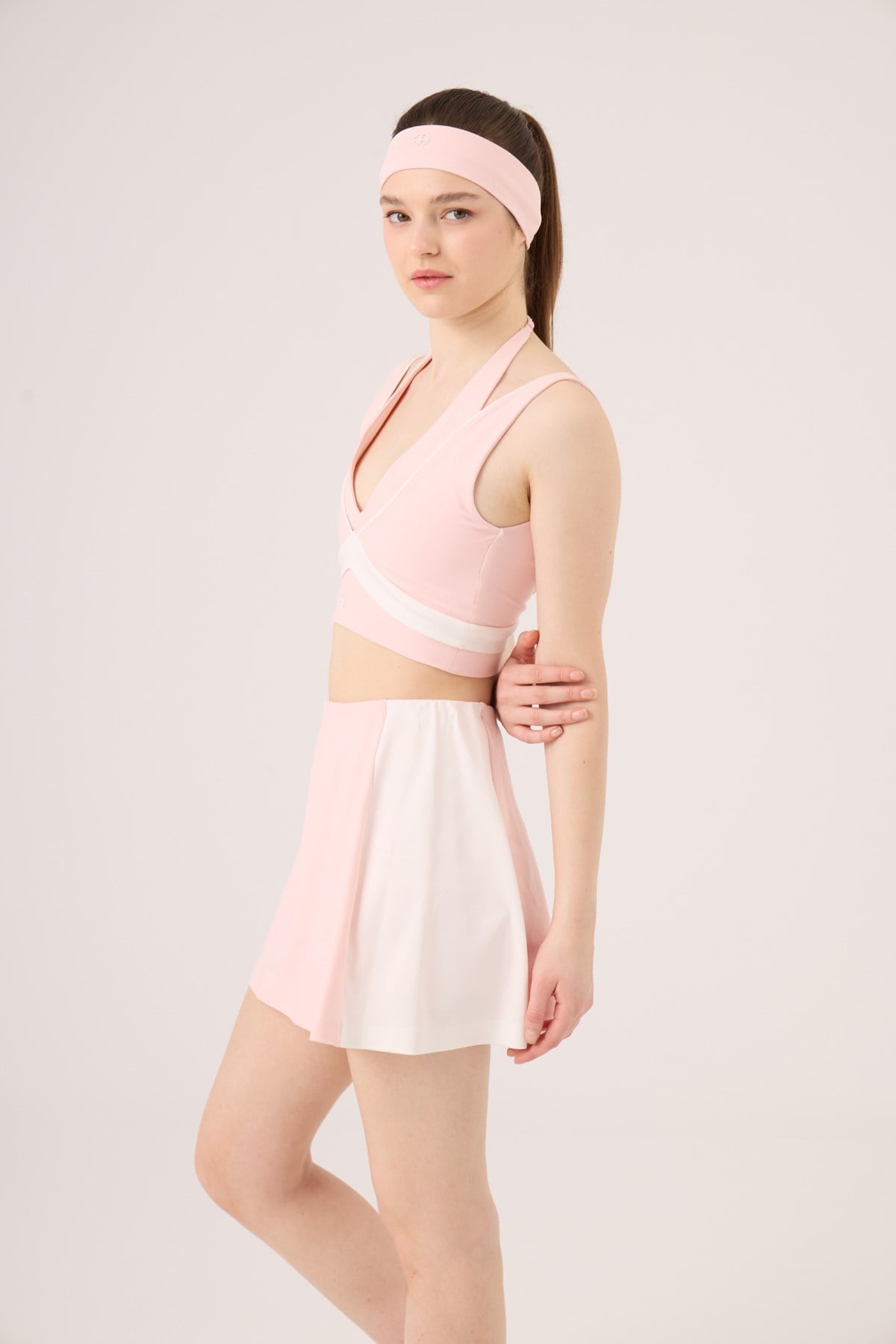 High Waist Stella Short Skirt Pink