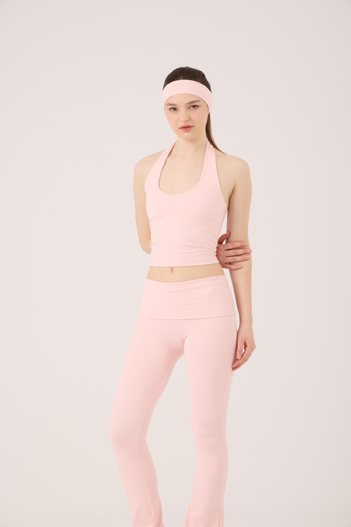 Ellen Halter Neck Bustier Pink
