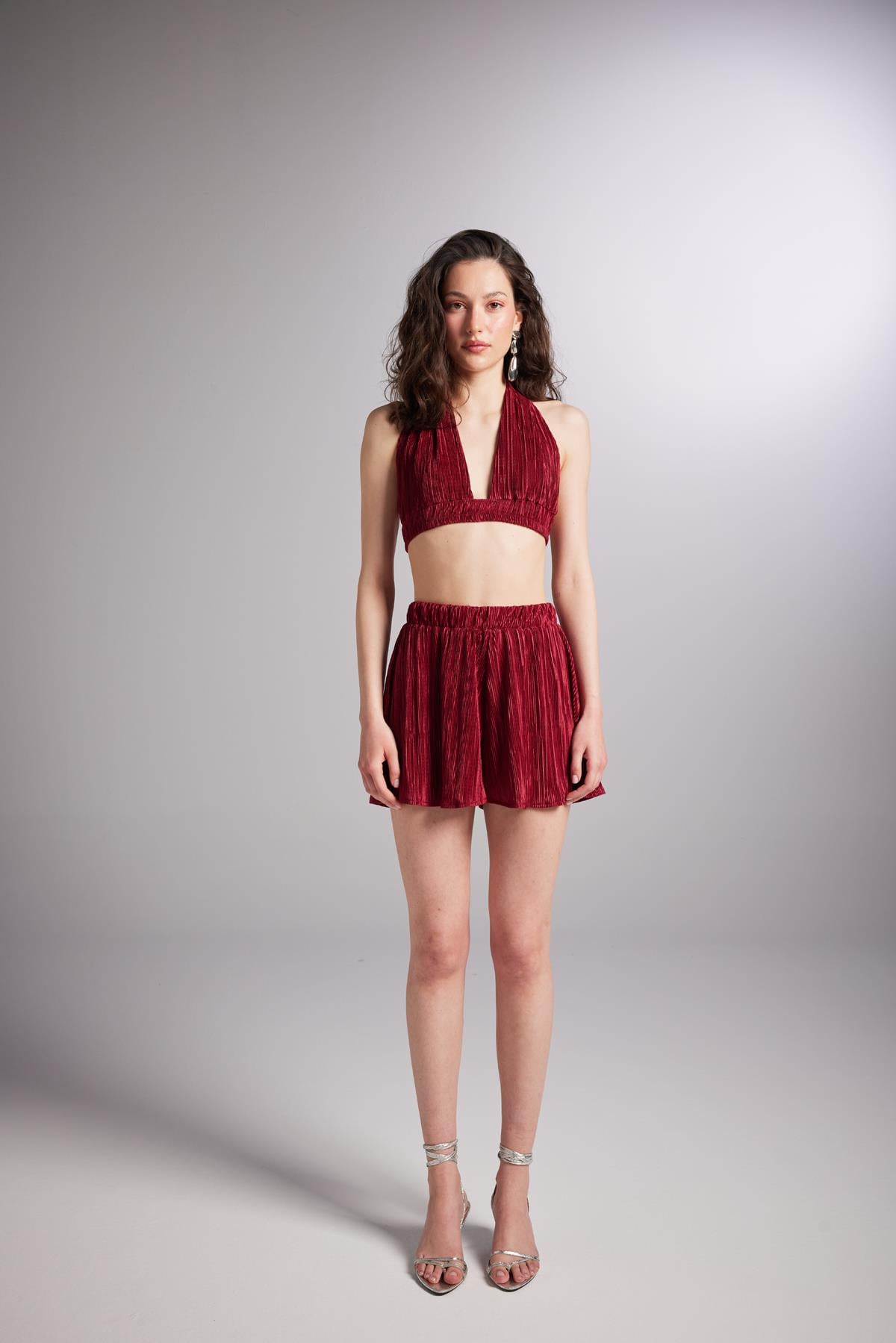 Comfy Shorts Claret Red