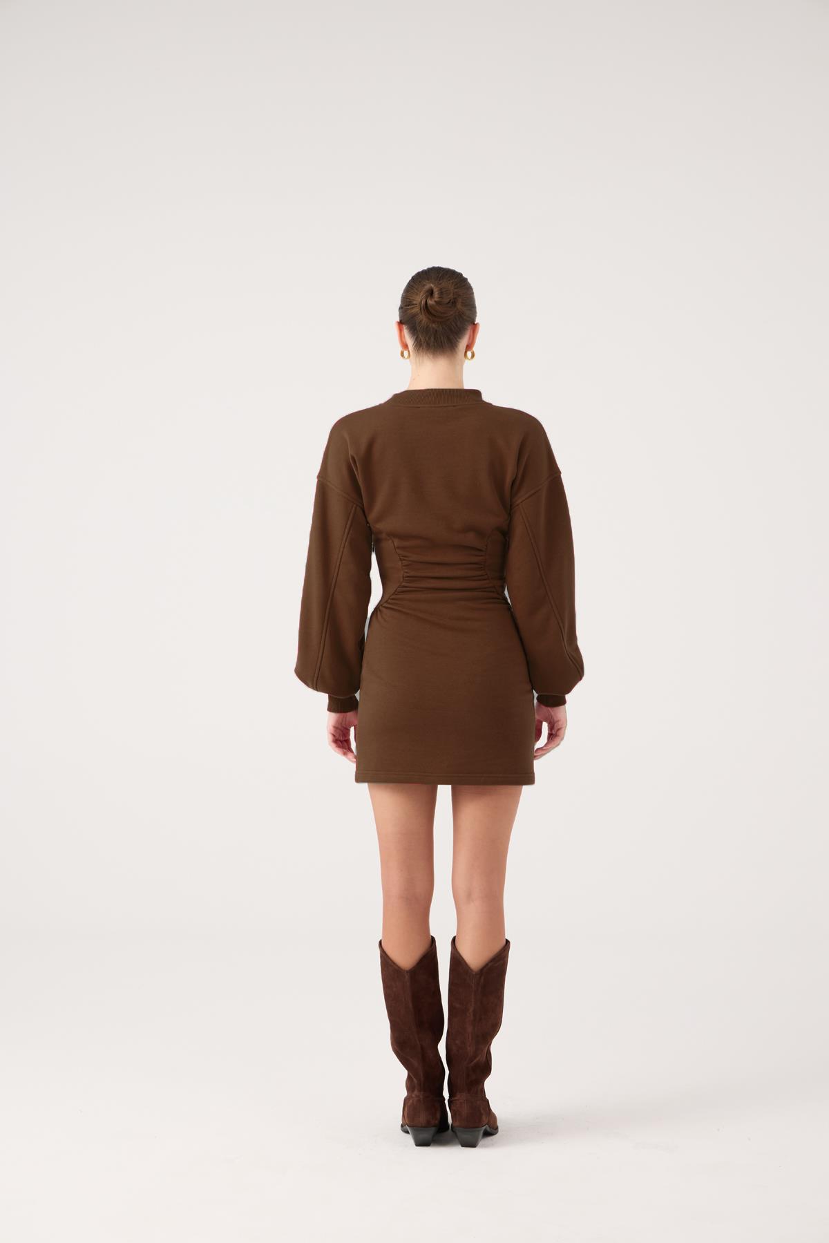 Nancy Dress Brown