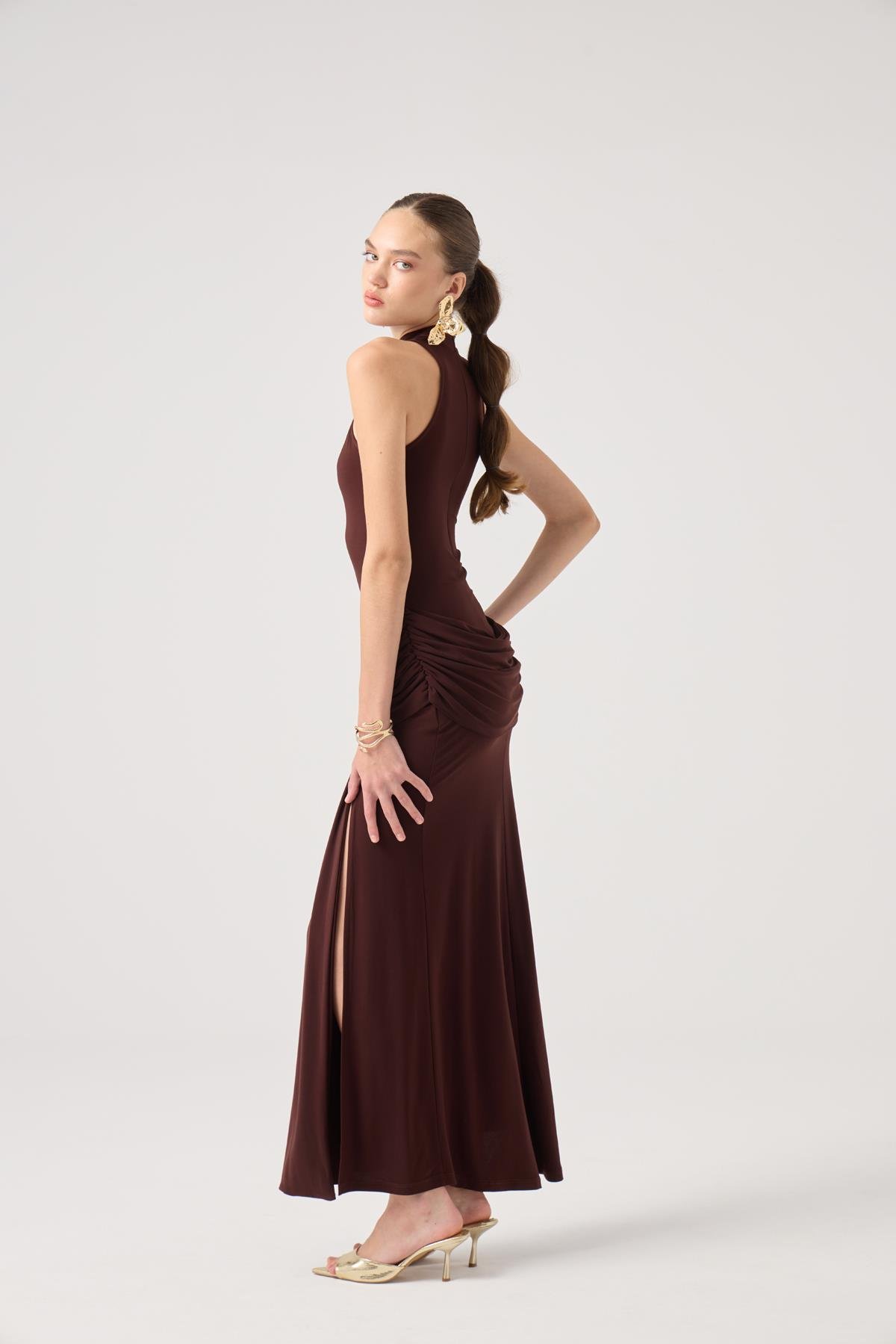 Valentina Dress Brown