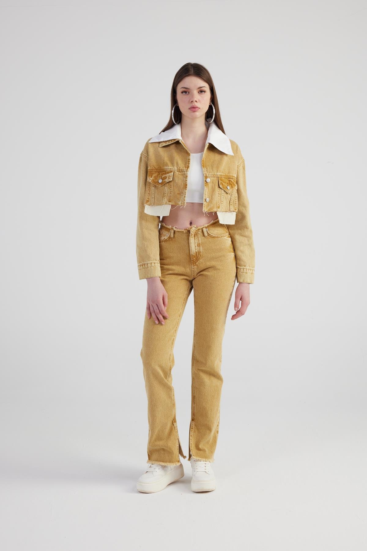 Rusted Jean Jacket Camel