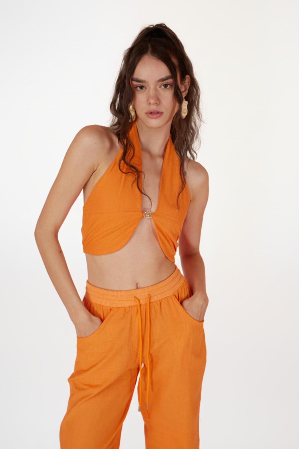 Rise Accessory Blouse Orange