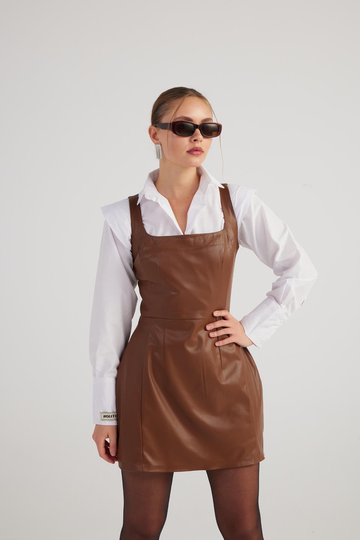 Larissa Dress Brown