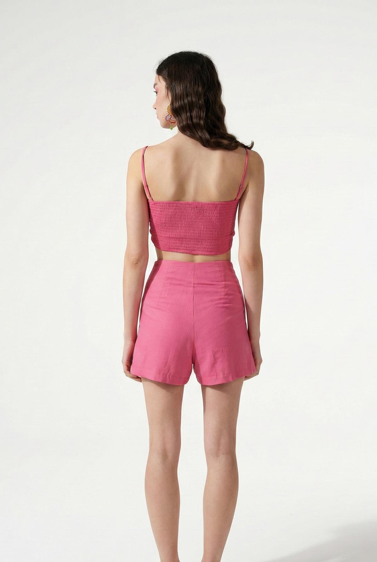 Rise Chain Blouse Pink