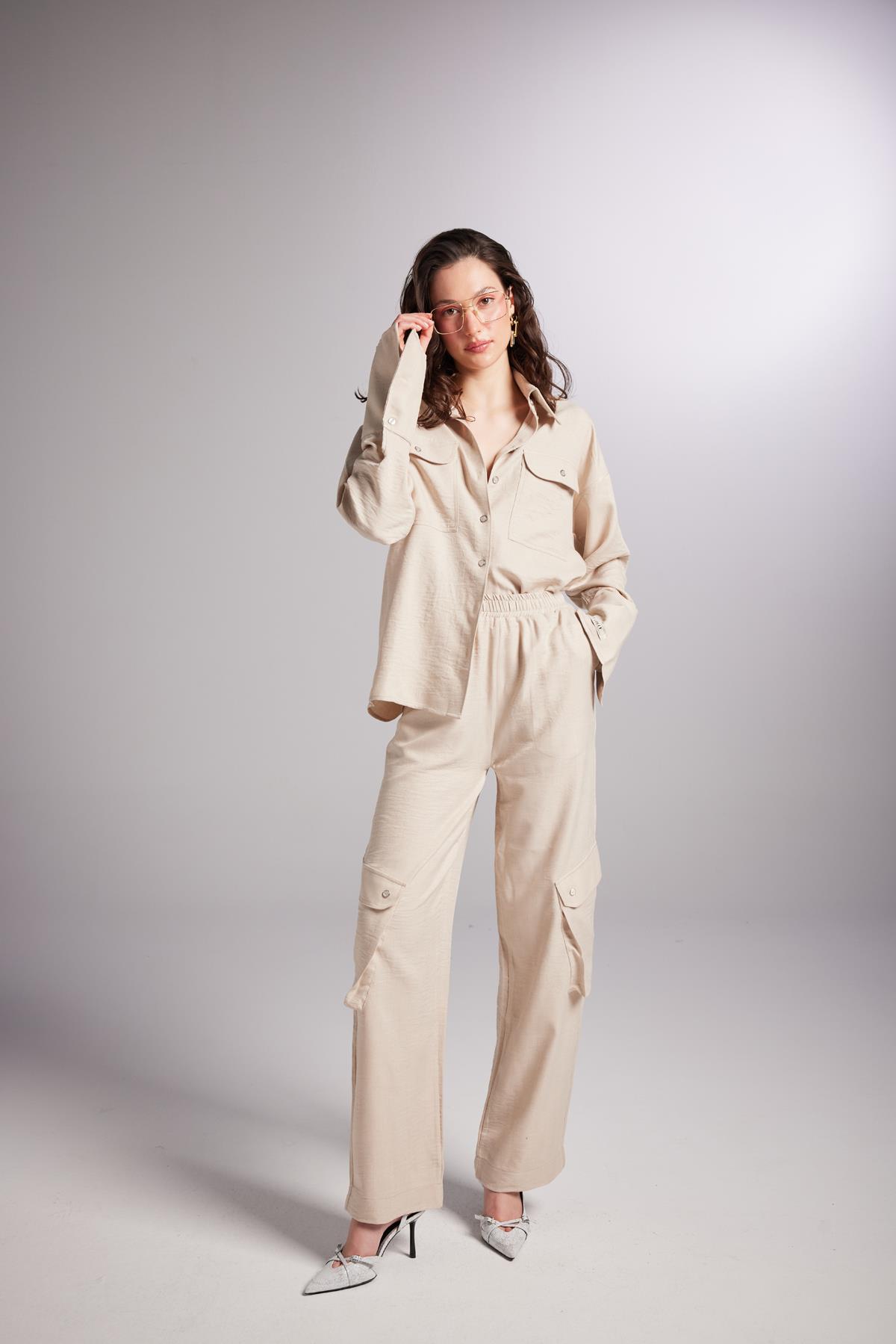 Julia Trousers Beige