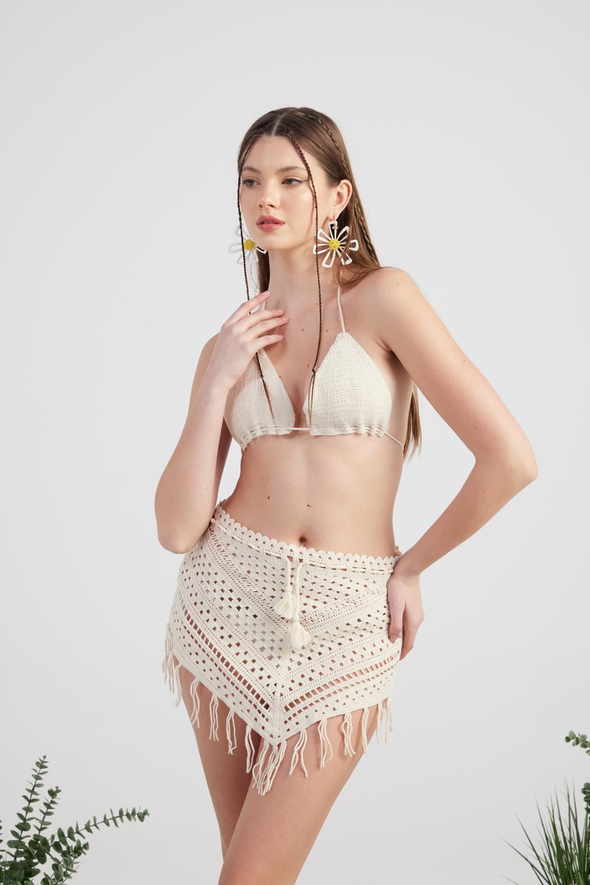 Chacha Knitwear Set Beige