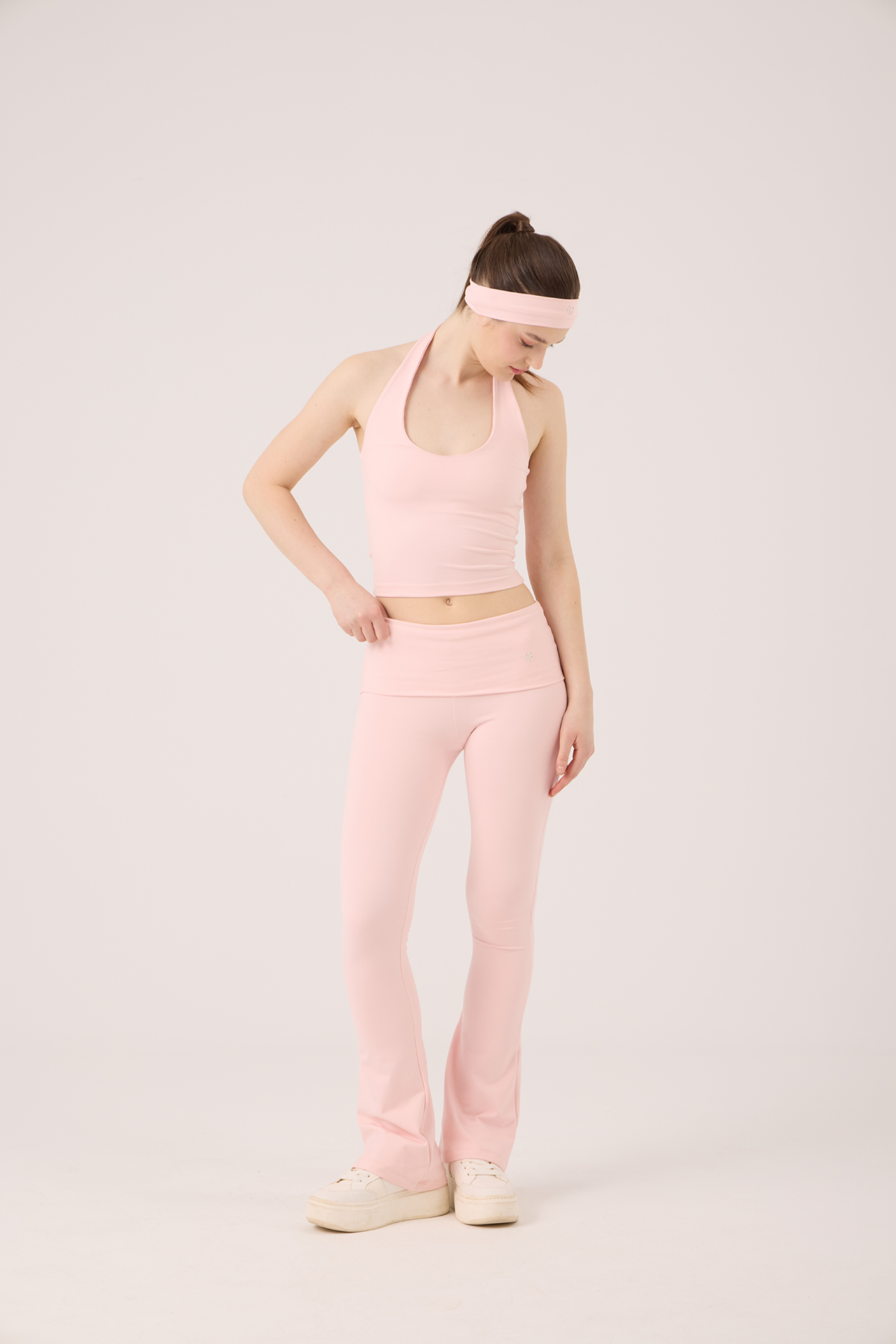 Ellen Halter Neck Bustier Pink