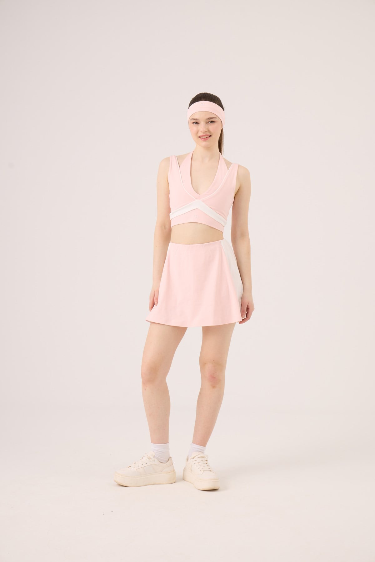 High Waist Stella Short Skirt Pink