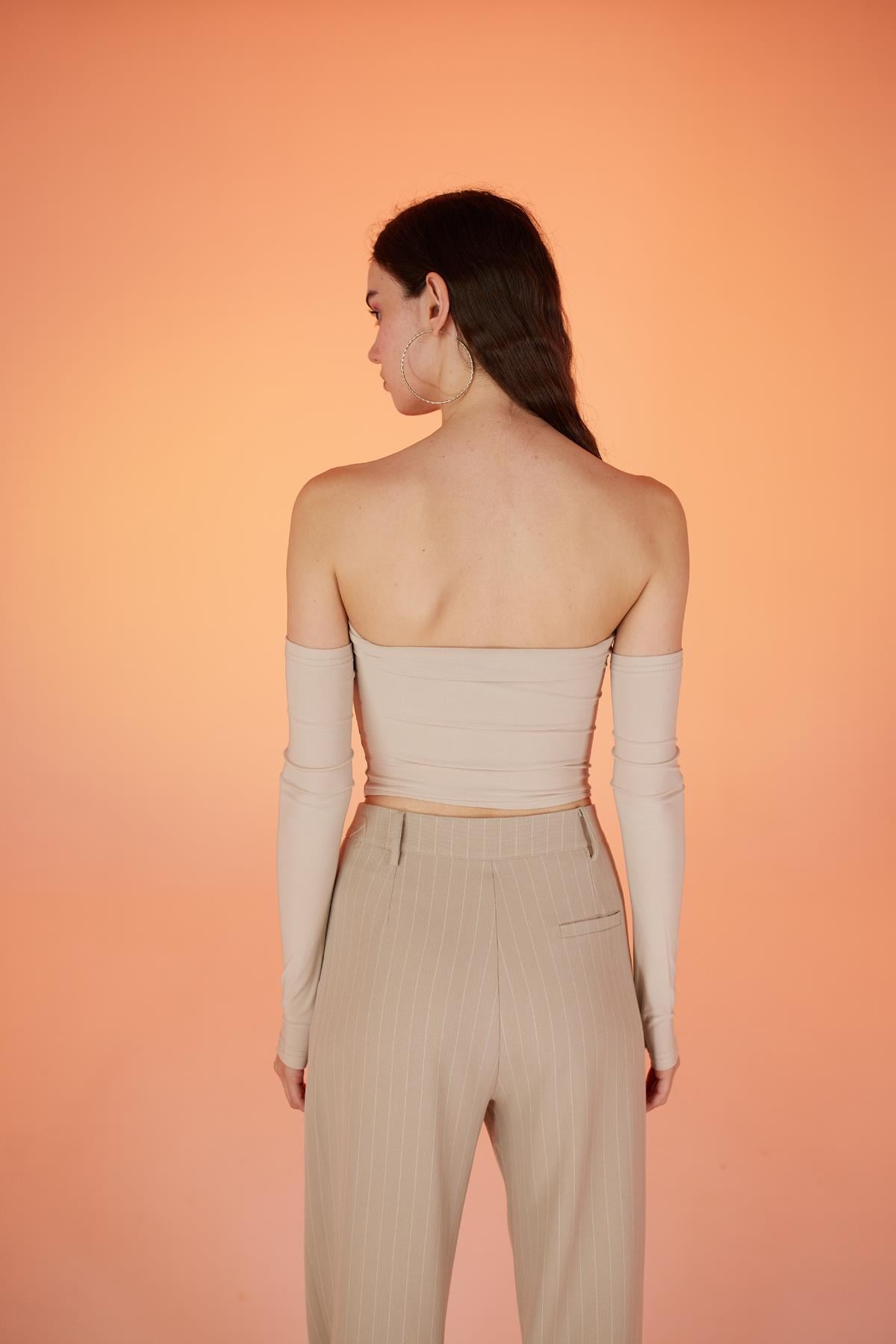 Smooth Blouse Beige