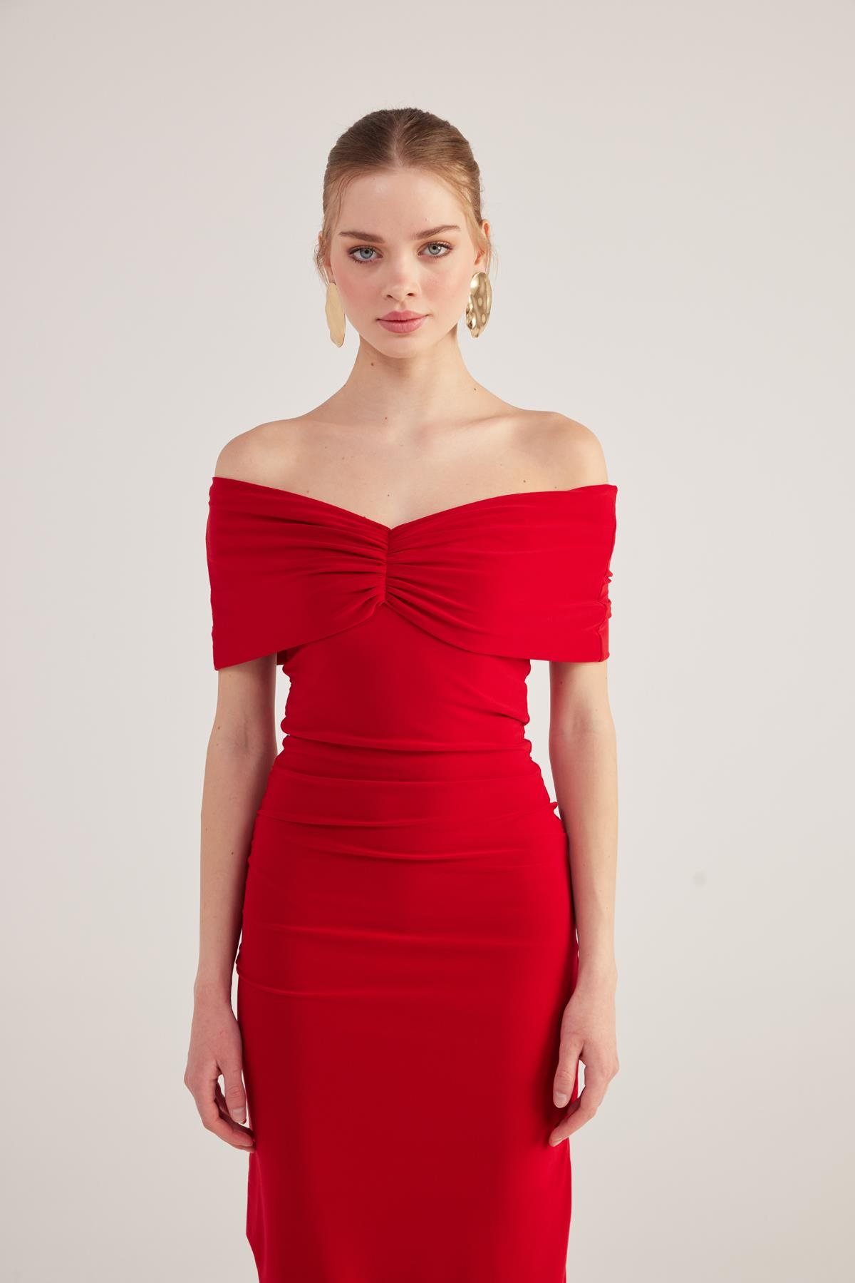Leila Dress Red