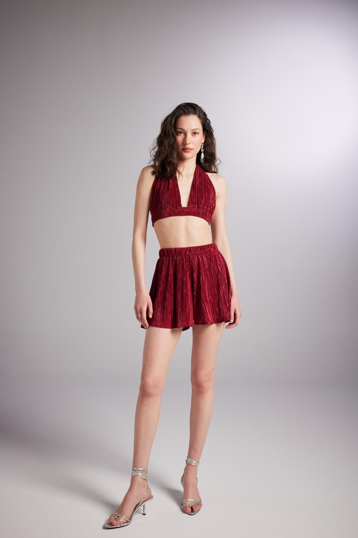Comfy Bustier Claret Red