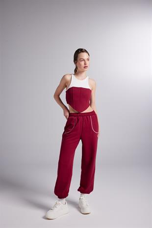 Rhode Sweatpants Claret Red