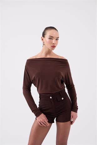 Talia Blouse Brown