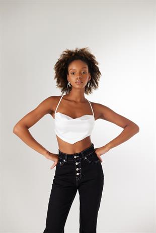 Shery Crop White