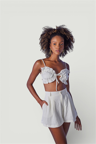 Playa Bustier White