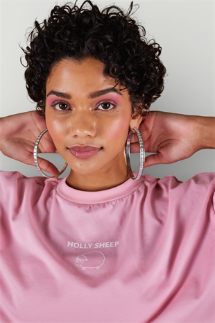 Holly Crop T-Shirt Pink