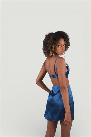 Fancy Bustier Dark Blue